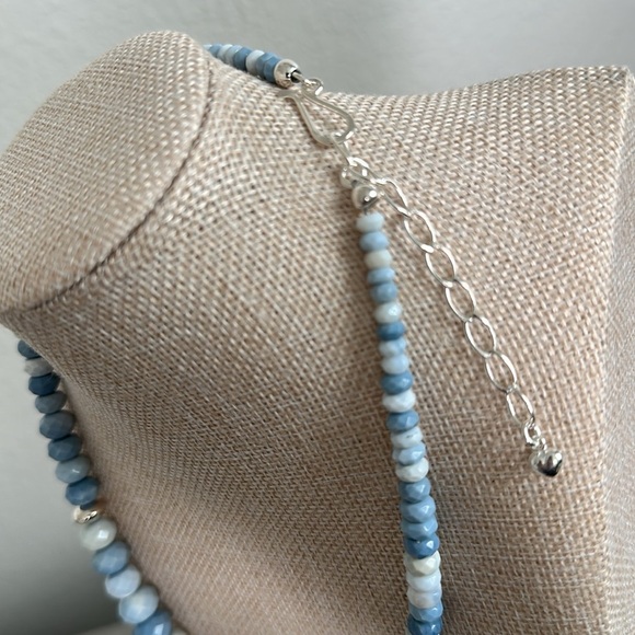 Blue Opal Bead with sterling silver accents Necklace by Jay King - Picture 13 of 13